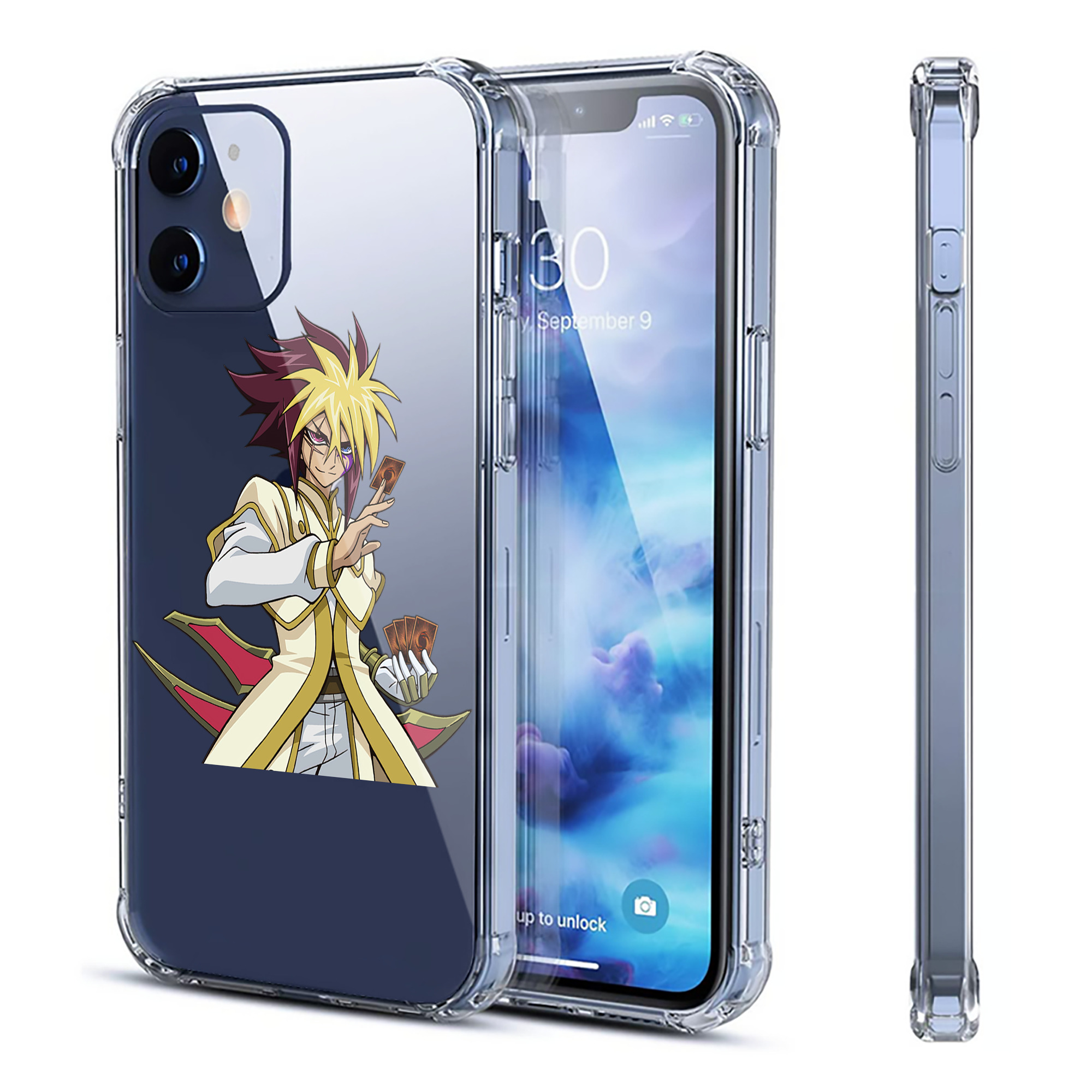 （画像用） 遊☆戯☆王 Yu-Gi-Oh! 【iPhone 12シリーズ対応】透明スマホケース（クリアソフトケース）